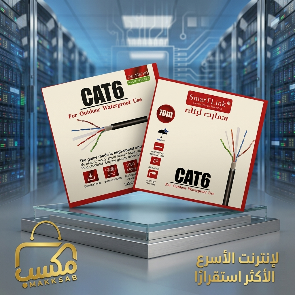 CAT6 UTP Patch - Outdoor  GML403FHD SmartLink كيبل سمارت لينك خارجي 70M