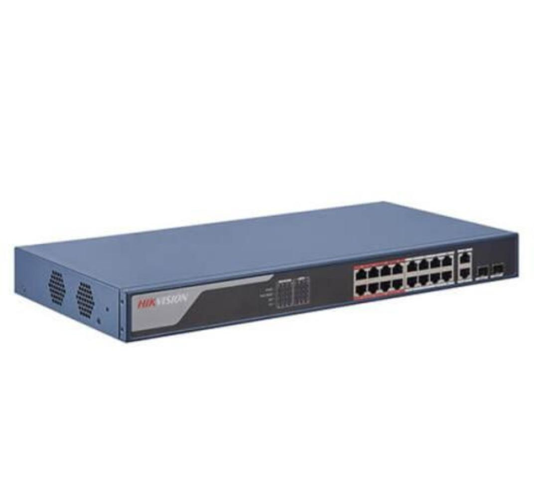 Hikvision DS-3E1518P-EI/M 16-Port Gigabit Smart Managed PoE Switch